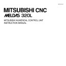 MITSUBISHI CNC MELDAS 320L CONTROL UNIT INSTRUCTION MANUAL (2/3) 이미지