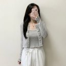 소매왕 | 시예 티피 레이스 가디건 세트 멜란지 컬러 착용 후기, 여름 살안타가디건 추천!