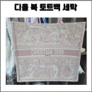 짜임명품세탁 | 대전 명품가방 세탁 크리스찬 디올 북 토트백 세탁으로 되찾은 본연의 텍스처!