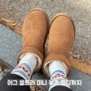 미국 어그 클래식 울트라 미니 사이즈 코디 후기 호주어그와 차이