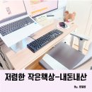 인퍼니처 | 철제 컴퓨터책상 작은 서재 깔끔하게