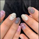 봄네일 | 구래동네일샵 봄네일 후기 한 달 만에 다시 가도 만족스러운 케어