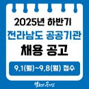 전라남도순천의료원 | [전라남도(전남) 통합채용 공고]2025년 하반기 전라남도 공공기관 통합채용