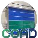 도장공장시공사례 COAD-15 메쉬창(방충) 스피드도어 산업용도어 이미지