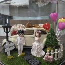 Volkswagen Beetle wedding car diorama (웨딩카 디오라마 작업 - 카툰풍) 이미지