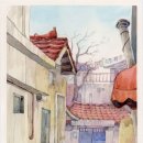 풍경수채화 이미지