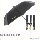 쉘브루 체크 투톤 2단우산 이미지