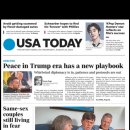 USA today 신문 배우님 인터뷰 사진과 내용 이미지
