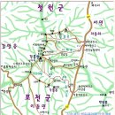 각흘산 등산지도 이미지