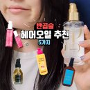 반곱슬이 직접 써보고 추천하는 헤어오일 추천템 5가지