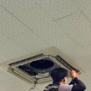 주식회사 크린엘 | 전국 에어컨 청소는 “크린이엔지”! 원주 행구동...높은 대규모 사업장 천장형 시스템 에어컨 청소 후기