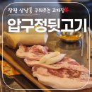 단정로 | 창원 상남동 맛집 구워주는 고기집 &#39;압구정뒷고기&#39;에서 뒷통구이와 껍데기 먹어 본 후기