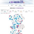 2024. 4. 10 국회의원선거 여론조사 총선 판세 이미지