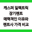 캐스퍼 일렉트릭 장기렌트 매력적인 이유와 렌트사 가격 비교
