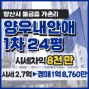 양우내안애부동산공인중개사사무소 | 양산 아파트 경매 물금 신도시 양우내안애1차 24평 투자 가치 분석