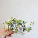 엘림(Elim)헤어 | [Flo_Elim_FLOWER] 결혼 1주년 리마인드 웨딩촬영 부케 / 웨딩촬영 생화헤어피스 / 스튜디오 촬영 부케...