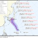 제 10호 태풍 산산(SHANSHAN) 예상 이동경로 ( 한국 기상청, 미국합동태풍센터, 일본 기상청 순) 이미지