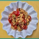 한 입 깨물면 톡 터지는 식감과 촉촉함이 좋은 방울토마토 달걀볶음 이미지