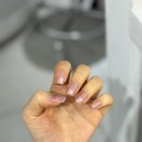 화이트네일 | 봉선동 네일샵 무튼 민지쌤 추천 화이트글리터네일 후기