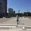 인하대병원 사거리 교통섬 이미지