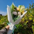 예뜰리에플라워스튜디오 | 생일선물로 예쁜 꽃다발 선물했어요~ 상무지구 꽃집 예뜰리에