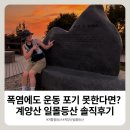 안보등산로 | 폭염에도 운동 포기 못한다면? 계양산 일몰등산 솔직후기