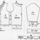 남자 가디건 패턴그리기와 만들기 이미지