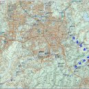 분적지맥(접속:너와나목장-분기점-만연산-분적산-금당산-송학산-등용산-학산-합수점)사진 이미지