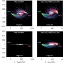 우리은하와 안드로메다은하의 합병과 인간의 의미 이미지