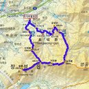 장성마을 건너 | 장성 삼성산, 능주봉, 거미봉, 암봉, 깃대봉