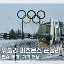 캐나다 휘슬러 여행 휘슬러 fitzsimmons express 피츠몬즈 곤돌라 후기 가격