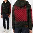 15FW 카모 레드프린팅 펠트 집업 후드 이미지