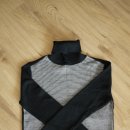 베네통 체크패턴 폴라티(목티) 니트 스웨터 이미지
