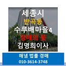 수루배 마을 BRT 북측 | 세종시아파트경매 반곡동 수루배마을4단지아파트경매