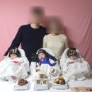 세쌍둥이네 | 세쌍둥이 백일상 &amp; 한복 대여 후기 | 맘이차림 상상의 뇽뇽 KIT