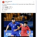 아시안게임 축구, 한국, 태국에 4-0 승리, 태국반응 이미지