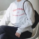 비트윈에이앤비 여성캐주얼 스웨트셔츠 루즈핏 자가드맨투맨