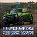 저단44 | 포드 브롱코 4도어 할인 가격 실내 제원 정보와 벨로시티블루 출고후기