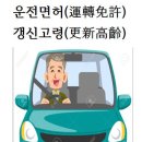 운전면허(運轉免許)갱신고령(更新高齡) 이미지