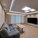 씨유 관악센트씨엘점 | 힐스테이트 관악 센트 씨엘 84A 타입 입주 커튼 이중 커튼으로 편안한 분위기의 매력적인 커튼 인테리어