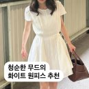 리리플레르 | 리리수 20대 여름 화이트 미니원피스 추천 내돈내산 후기