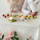 쏘앤네일 | 웨딩촬영준비1 - 염색하기(컬러룸 이충점), 젤네일(아르망네일), 웨딩슈즈(르몽쉐), 케이크(새자매...