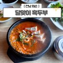 달맞이 흑두부 | 화순 <달맞이흑두부 본점> 도곡온천 무등산cc 근처 맛집 콩비지 무료 내돈내산