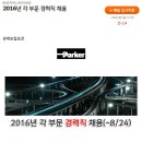 [(주)파카하니핀커넥터]2016년 각 부문 경력직 채용(~8/24) 이미지