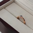 [청혼반지] 블루다이아몬드를 세팅한 다이아몬드반지 이미지