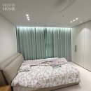 코아루노블사거리B | 데코인홈 양산 대방 노블랜드 6차 42평 B, 커튼으로 컬러 포인트 주기 (시공후기)