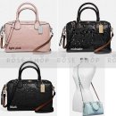 미니 페이던트 베넷 사첼 (MINI BENNETT SATCHEL IN SIGNATURE DEBOSSED PATENT LEATHER #11920) 이미지