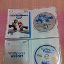 (판매완료)닌텐도 wii 2인용 풀세트 + 마리오카트 CD/핸들 + wii 스포츠 리조트 포함 22만원에 중고로 판매합니다. 이미지