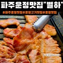 파주맛집[별하]주차,후기|운정맛집|운정고기맛집