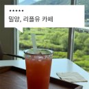 밀양 강뷰 카페 추천 리플유 / 블루베리요거트스무디 맛집 후기